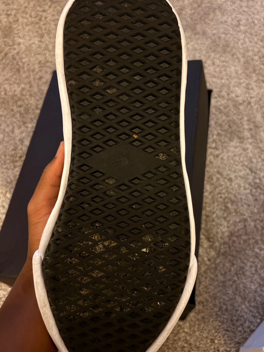 AMIRI x MAISON MIHARA Black and White Low-Top Sneakers - Picture 6 of 7